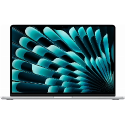 Apple MacBook Air 15" (M2, 8C CPU/10C GPU, 2023), 8 ГБ, 512 ГБ SSD, серебристый (MQKT3)