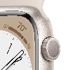 Умные часы Apple Watch Series 8 45 мм Starlight Aluminium Case with Starlight Sport Band, размер S/M