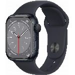 Умные часы Apple Watch Series 8 41mm Midnight Aluminium Case with Midnight Sport Band M/L