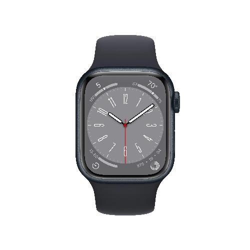 Умные часы Apple Watch Series 8 41 мм Midnight Aluminium Case with Midnight Sport Band, размер S/M