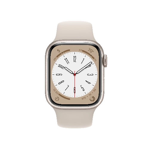 Умные часы Apple Watch Series 8 41 мм Starlight Aluminium Case with Starlight Sport Band, размер M/L