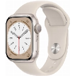 Умные часы Apple Watch Series 8 41 мм Starlight Aluminium Case with Starlight Sport Band, размер S/M