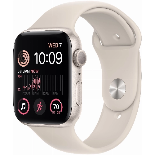 Умные часы Apple Watch Series SE Gen 2 44 мм Aluminium Case, сияющая звезда, размер M/L