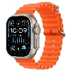 Apple Watch Ultra 2 GPS + Cellular, 49 мм, корпус из титана, ремешок Ocean оранжевого цвета