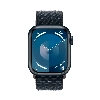 Apple Watch Series 9, 45 мм, корпус из алюминия цвета «темная ночь», нейлоновый ремешок цвета «темная ночь»
