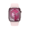Apple Watch Series 9, 45 мм, корпус из алюминия розового цвета, спортивный ремешок нежно-розового цвета, размер S/M