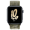Умные часы Apple Watch SE 44 мм Midnight Aluminium Case with NIKE Sport Loop, секвойя