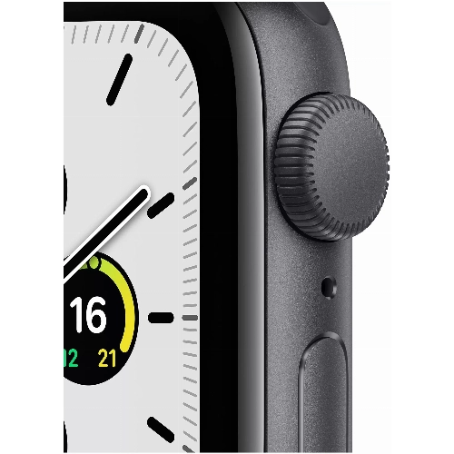 Умные часы Apple Watch SE 44 мм Aluminium Case with NIKE, cерый космос