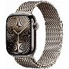 Умные часы Apple Watch Series 10 46 мм, Titanium Case Cellular, Milanese Loop, Natural