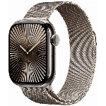 Умные часы Apple Watch Series 10 46 мм, Titanium Case Cellular, Milanese Loop, Natural