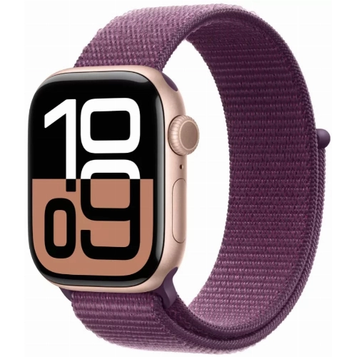 Умные часы Apple Watch Series 10 42 мм, Aluminium Case GPS, Sport Loop, Rose Gold