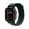 Apple Watch Ultra 2 (2024) GPS + Cellular 49 мм Black Titanium Case with Dark Green Alpine Loop Small