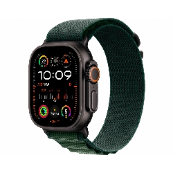 Apple Watch Ultra 2 (2024) GPS + Cellular 49 мм Black Titanium Case with Dark Green Alpine Loop Large