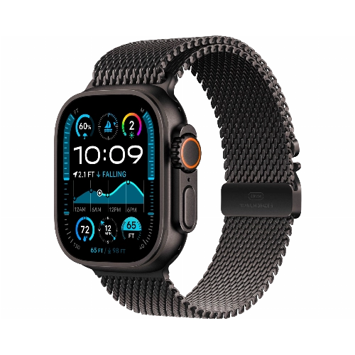 Apple Watch Ultra 2 (2024) GPS + Cellular 49 мм Black Titanium Case with Black Titan Milanese Loop