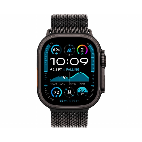 Apple Watch Ultra 2 (2024) GPS + Cellular 49 мм Black Titanium Case with Black Titan Milanese Loop