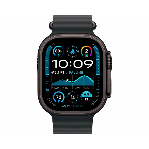 Apple Watch Ultra 2 (2024) GPS + Cellular 49 мм Black Titanium Case with Black Ocean Band Small