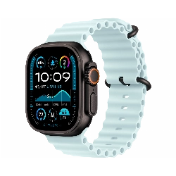 Apple Watch Ultra 2 (2024) GPS + Cellular 49 мм Black Titanium Case with Ice Blue Ocean Band Medium