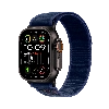 Apple Watch Ultra 2 (2024) GPS + Cellular 49 мм Black Titanium Case with Blue Trail Loop Medium