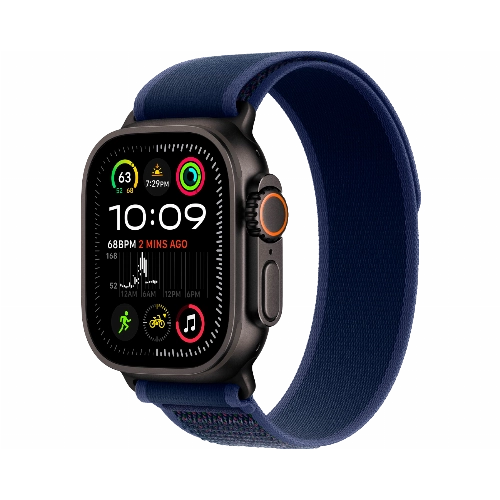 Apple Watch Ultra 2 (2024) GPS + Cellular 49 мм Black Titanium Case with Blue Trail Loop Large