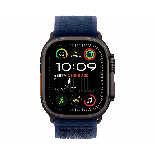 Apple Watch Ultra 2 (2024) GPS + Cellular 49 мм Black Titanium Case with Blue Trail Loop Small