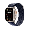 Apple Watch Ultra 2 (2024) GPS + Cellular 49 mm Natural Titanium Case with Navy Alpine Loop Large