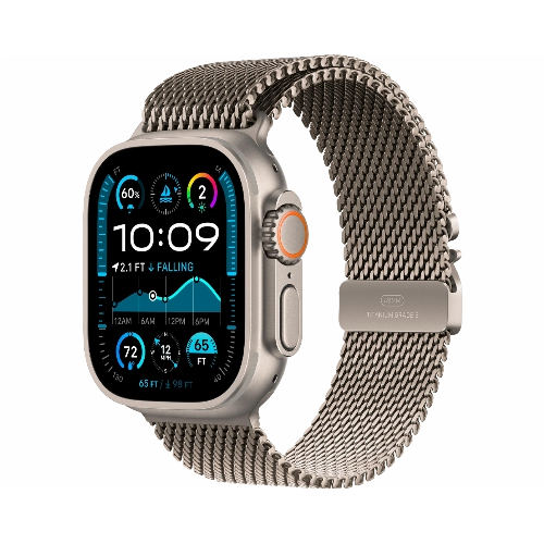 Apple Watch Ultra 2 (2024) GPS + Cellular 49 мм Natural Titanium Case with Natural Titan Milanese Loop