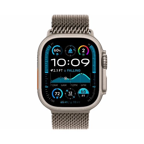 Apple Watch Ultra 2 (2024) GPS + Cellular 49 мм Natural Titanium Case with Natural Titan Milanese Loop