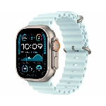 Apple Watch Ultra 2 (2024) GPS + Cellular 49 мм Natural Titanium Case with Ice Blue Ocean Band 