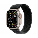 Apple Watch Ultra 2 (2024) GPS + Cellular 49 mm Natural Titanium Case with Black Trail Loop Medium