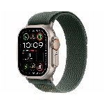 Apple Watch Ultra 2 (2024) GPS + Cellular 49 мм Natural Titanium Case with Green Trail Loop Medium