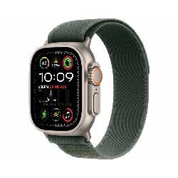 Apple Watch Ultra 2 (2024) GPS + Cellular 49 мм Natural Titanium Case with Green Trail Loop Large