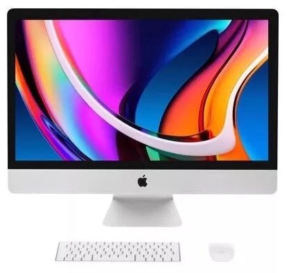 Моноблок Apple iMac 27" (Retina 5K, середина 2020 г.) MHJY3LL/A, 5120x2880, Intel Core i9 3.6 ГГц, RAM 16 ГБ, SSD 1024 ГБ, AMD Radeon Pro 5700, MacOS, серебристый