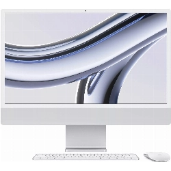 Моноблок Apple iMac 24" 2023 (MQRJ3ZS/A), 8/256 ГБ, серебристый