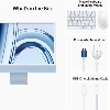 Apple iMac 24" Retina 4,5K (MQRR3X/A), M3 (8C CPU, 10C GPU), 8 ГБ, 512 ГБ SSD, синий