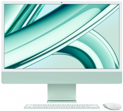 Apple iMac 24" Retina 4,5K (MQRP3X/A), M3 (8C CPU, 10C GPU), 8 ГБ, 512 ГБ SSD, зеленый (гравировка)