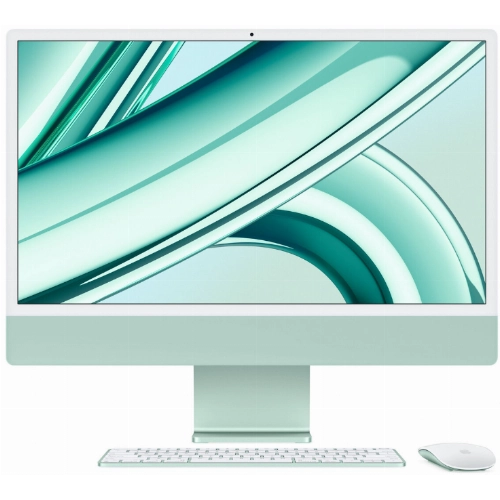 Apple iMac 24" Retina 4,5K (MQRP3X/A), M3 (8C CPU, 10C GPU), 8 ГБ, 512 ГБ SSD, зеленый