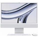 Apple iMac 24" Retina 4,5K (Z1950001Z), M3 (8C CPU, 8C GPU), 16 ГБ, 256 ГБ SSD, серебристый