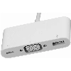 Переходник/адаптер Apple USB Type-C - USB Type-C/USB/VGA, 0.16 м, белый