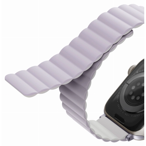 Ремешок Uniq Revix для Apple Watch 41/40/38 мм, фиолетовый/белый