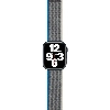 Ремешок moonfish для Apple Watch 42/44/45/49 мм, нейлон, голубой/серый