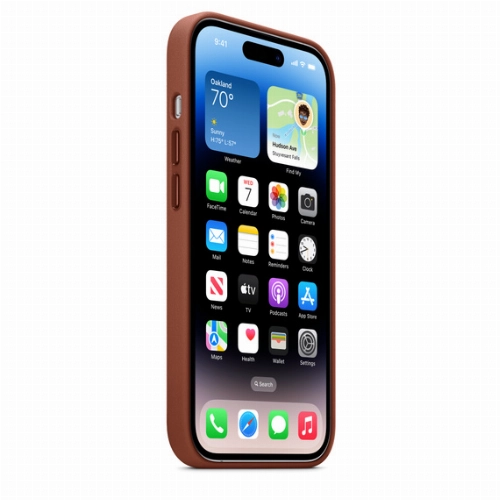 iPhone 14 Pro Leather Case Umber (MPPK3)