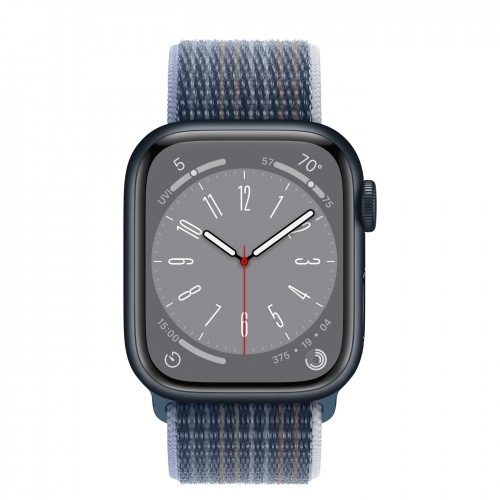 Умные часы Apple Watch Series 8 41 мм Midnight Aluminium Case with Storm Blue Sport Loop