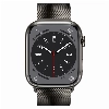Умные часы Apple Watch Series 8 45 мм Graphite Stainless Steel with Graphite Milanese Loop, размер R