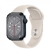 Умные часы Apple Watch Series 8 41 мм Midnight Aluminum Case with Starlight Sport Band