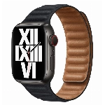 Умные часы Apple Watch Series 8 41 мм Midnight Stainless Steel Case with Umber Leather