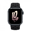 Умные часы Apple Watch Series 8 41 мм Midnight Aluminum Case with Black/Black Nike Sport Band, размер S/M