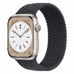 Умные часы Apple Watch Series 8 45 мм Starlight Aluminium case with Midnight Braided Solo Loop