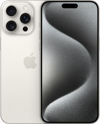 Смартфон Apple iPhone 15 Pro Max 1 ТБ, Dual: nano SIM + eSIM, белый титан