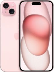 Смартфон Apple iPhone 15 128 ГБ, nano SIM + eSIM, розовый