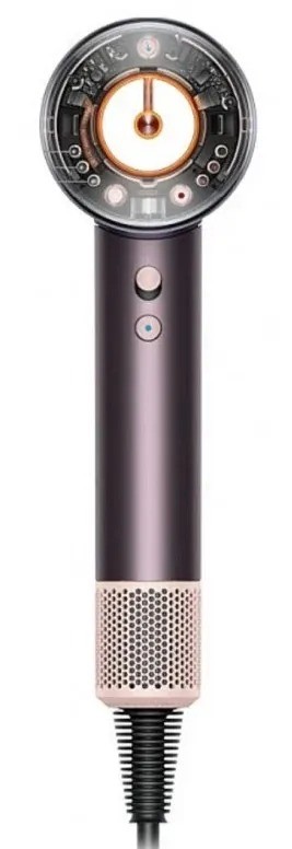 Фен Dyson Supersonic HD16 Jasper Plum, 1600 Вт, 4 температурных режима, ионизация, 3 насадки, кейс